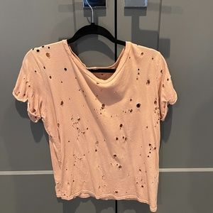 Michael Lauren Ripped Tshirt